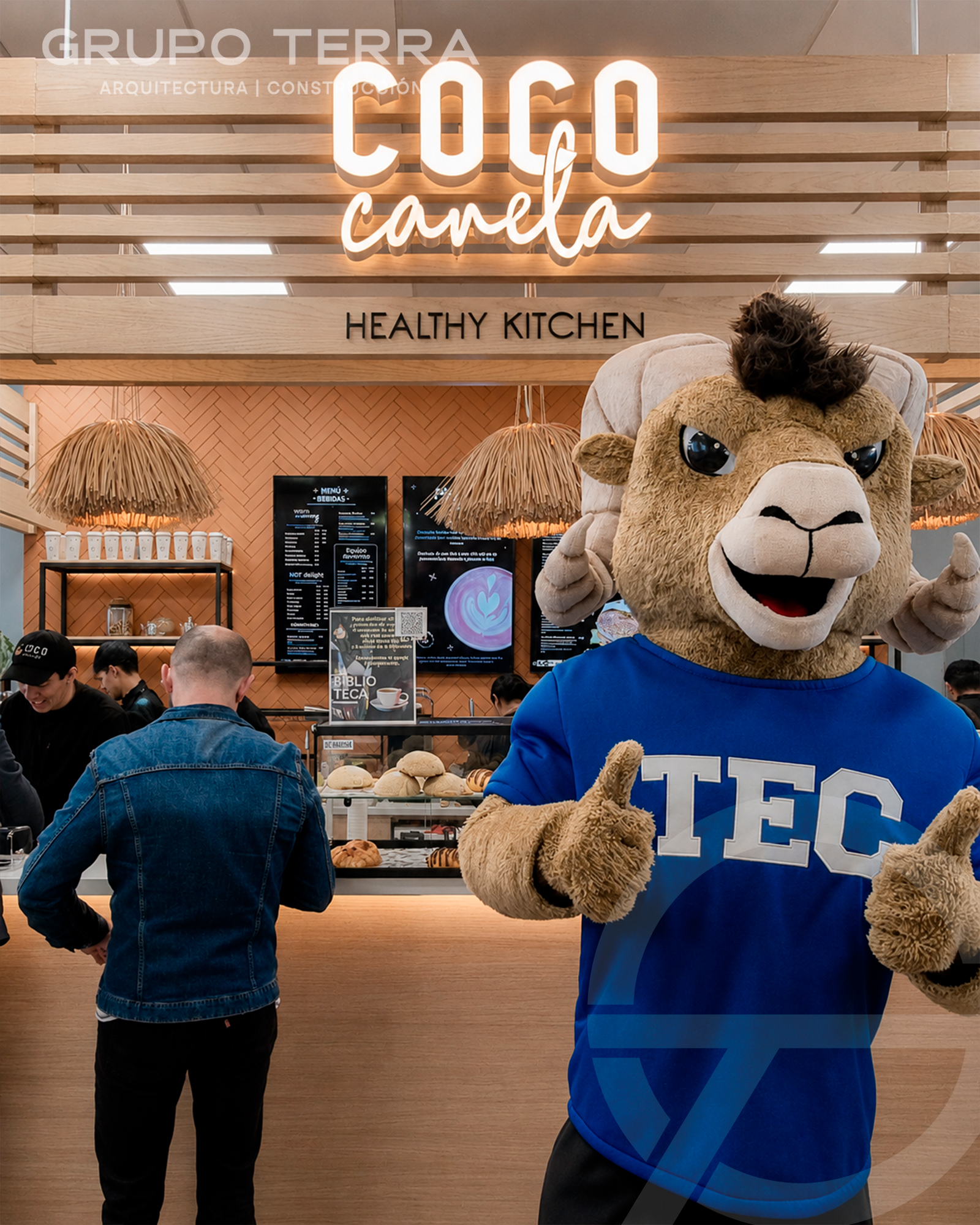 Coco Canela Healthy Kitchen en campus Tec